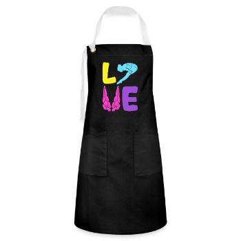 Water Sports Springboard Diver - Artisan Apron - black/white - Front - Zoe (177cm)