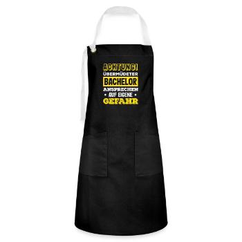 Attention overtired bachelor approach to own - Artisan Apron - black/white - Front - Zoe (177cm)