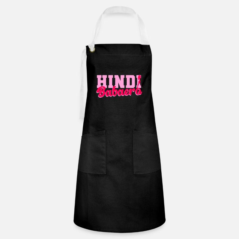 Philippines - Hindi Babaero - Artisan Apron - black/white
