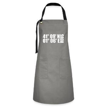 Reus Coordinates - Artisan Apron - grey/black - Front - Zoe (177cm)