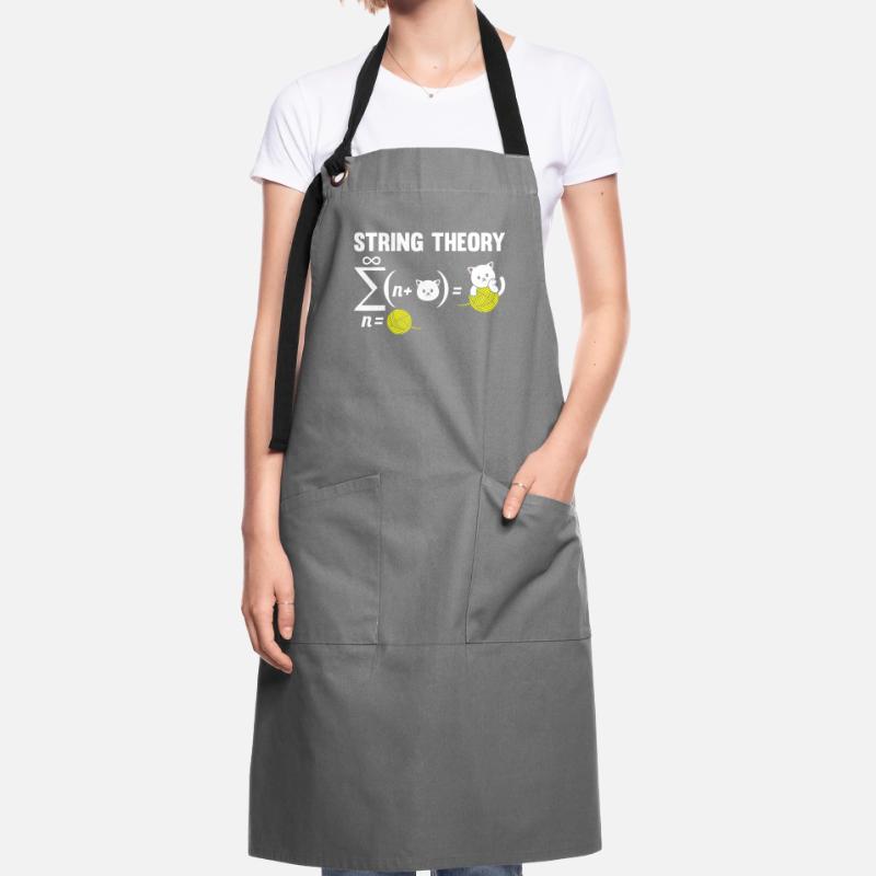 Physics Phyker Cat Quantum Physics String Theory Artisan Apron