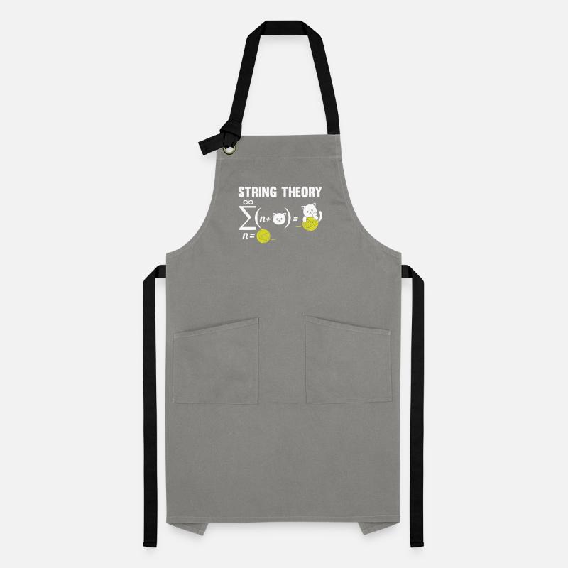 Physics Phyker Cat Quantum Physics String Theory Artisan Apron