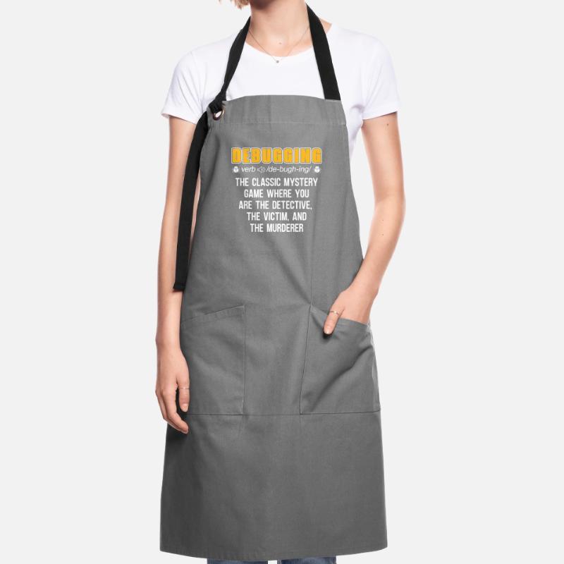Developer Coder Programmer Funny Debugging Artisan Apron