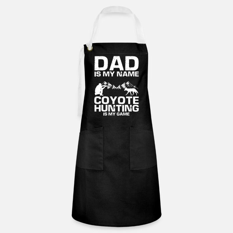Coyote Design for Coyote Shreactors - Artisan Apron - black/white
