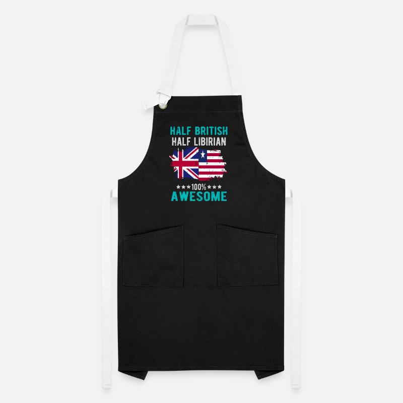 Half British Half Libyan Artisan Apron