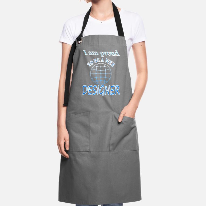 Web-designer Sofware Internet Website Geschenkidee Kontrastschürze