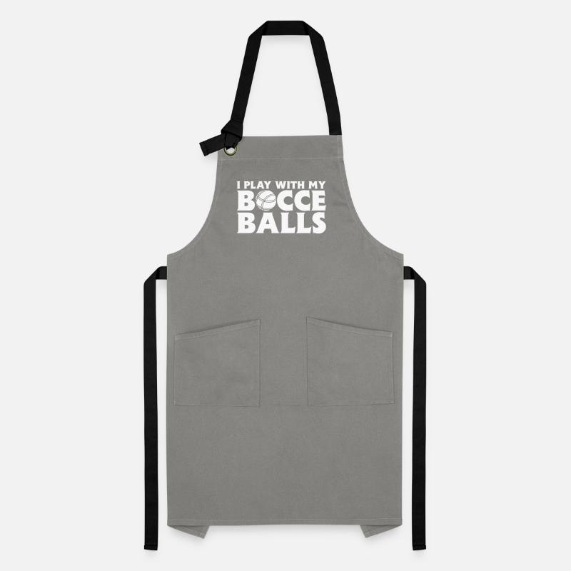 Bocce Spruch Bocce Ball mit Jack Bocci Game Bocce Kontrastschürze