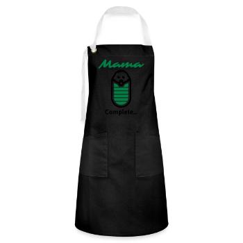 Mama Complete ... - Artisan Apron - black/white - Front - Zoe (177cm)