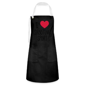Sport Shooting - Sportschießen - Tir - Sport - Artisan Apron - black/white - Front - Zoe (177cm)