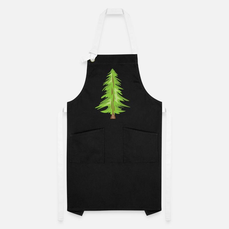 Christmas Tree Christmas Forest Tree Trees Artisan Apron