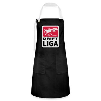 drift_liga14 - Tablier contrasté - noir/blanc - Devant - Zoe (177cm)