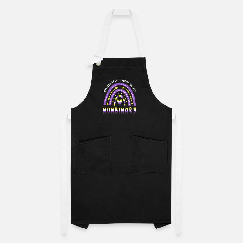 Nonbinary Pride Nonbinary Rainbow Artisan Apron