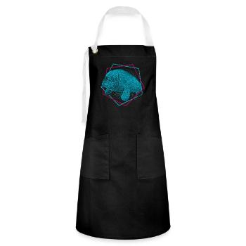 Manatee - Manatee - Artisan Apron - black/white - Front - Zoe (177cm)