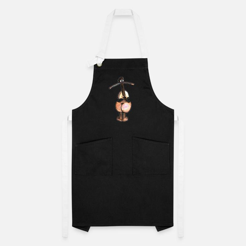 Butt violin without writing Artisan Apron