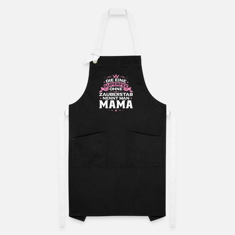 Mutter Mama Tochter Geschenk Kontrastschürze