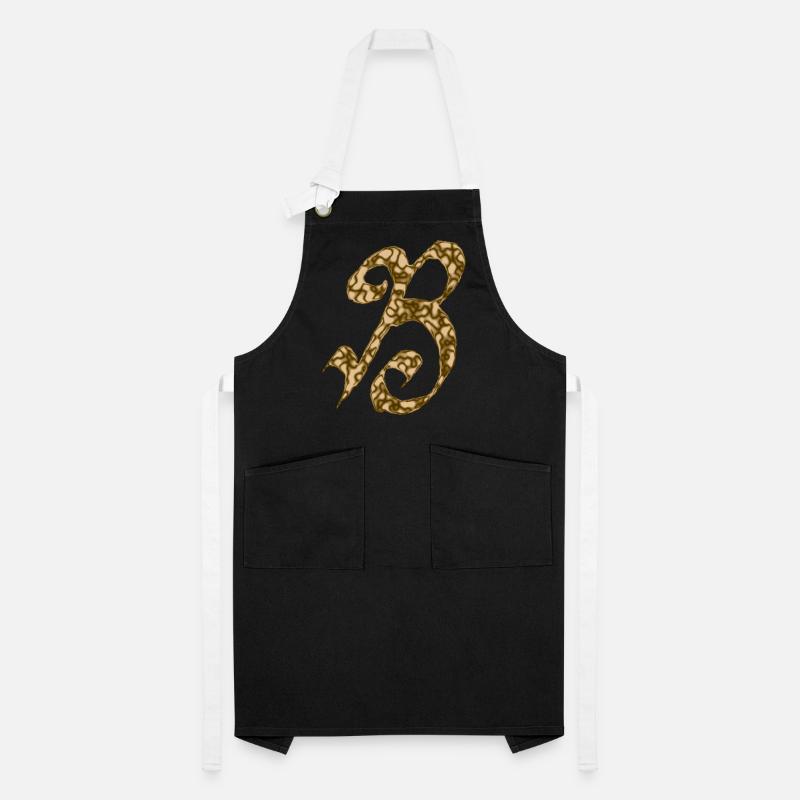 B / Initial Artisan Apron