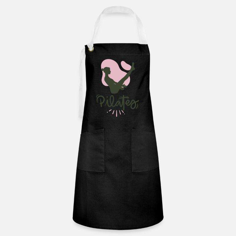 Pilates - Tablier contrasté - noir/blanc