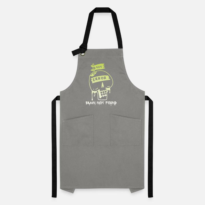 404-html error, Computer Nerd, No-Brain Saying Artisan Apron