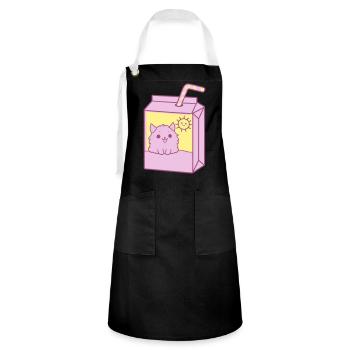 Cute Package Design - Artisan Apron - black/white - Front - Zoe (177cm)