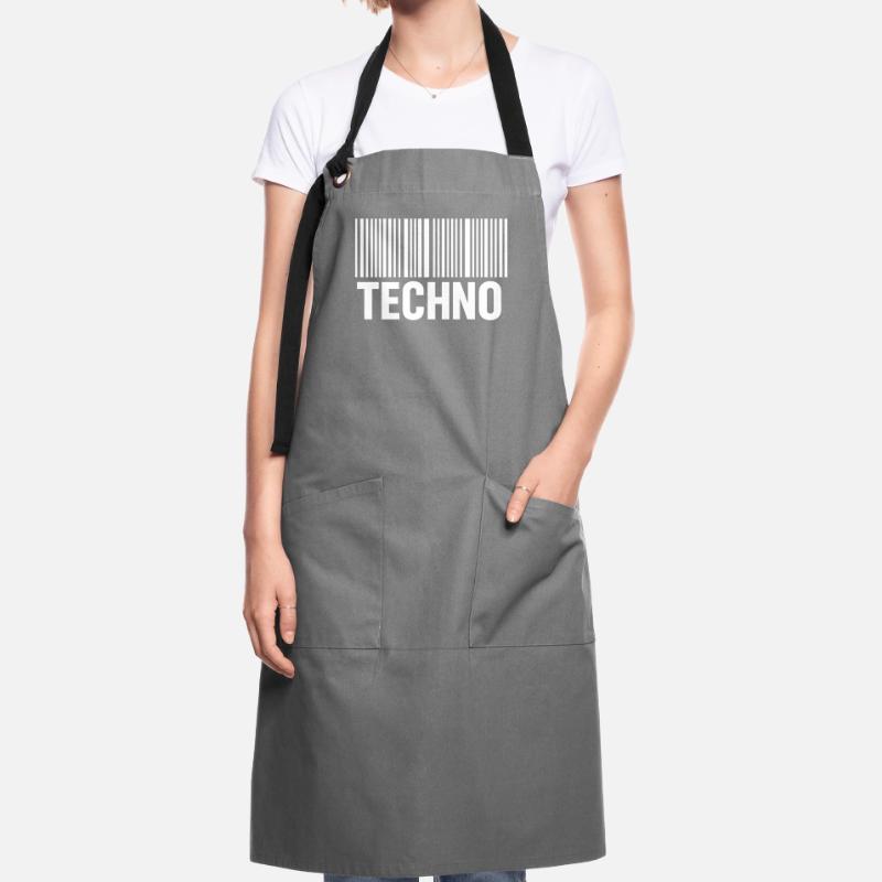 Modèle de code-barres techno Tablier contrasté