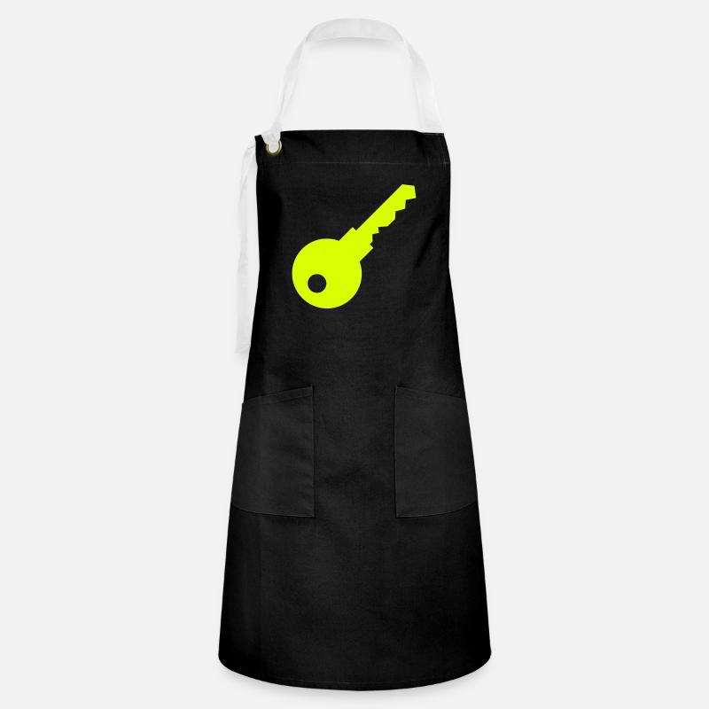 Key - Artisan Apron - black/white