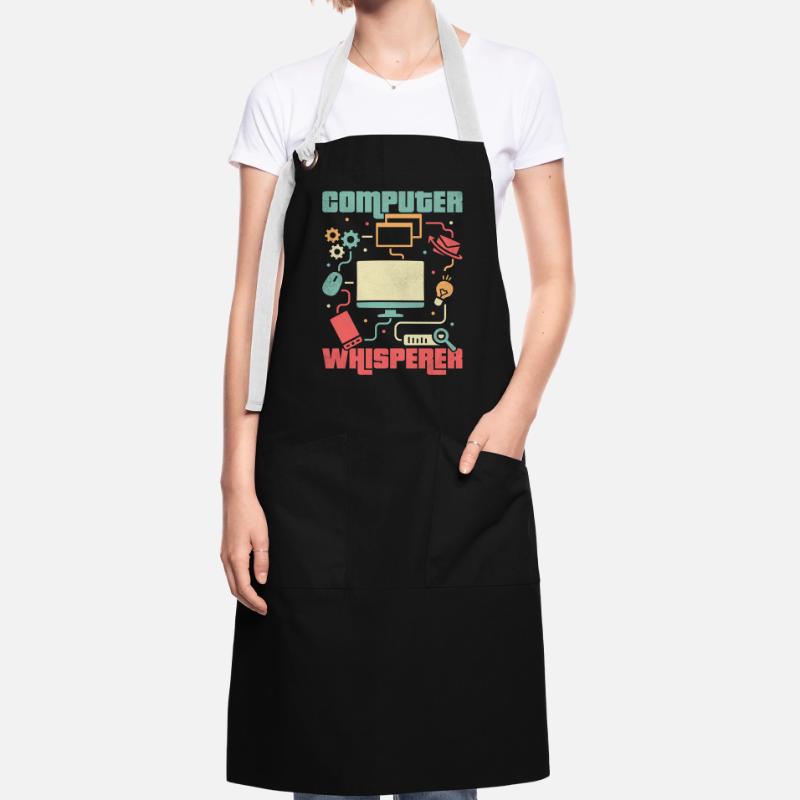 Don't Worry I'm From Tech Support IT Sysadmin Comp Artisan Apron