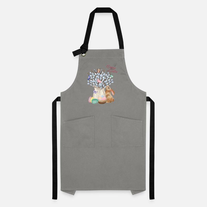 Happy Easter - Willow with Easter Eggs Artisan Apron