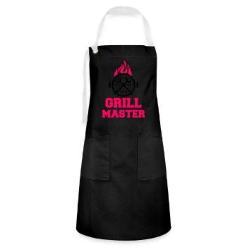 Grill Master - Artisan Apron - black/white - Front - Zoe (177cm)