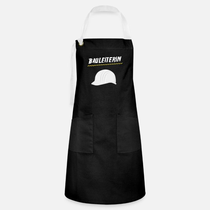Construction manager - Artisan Apron - black/white