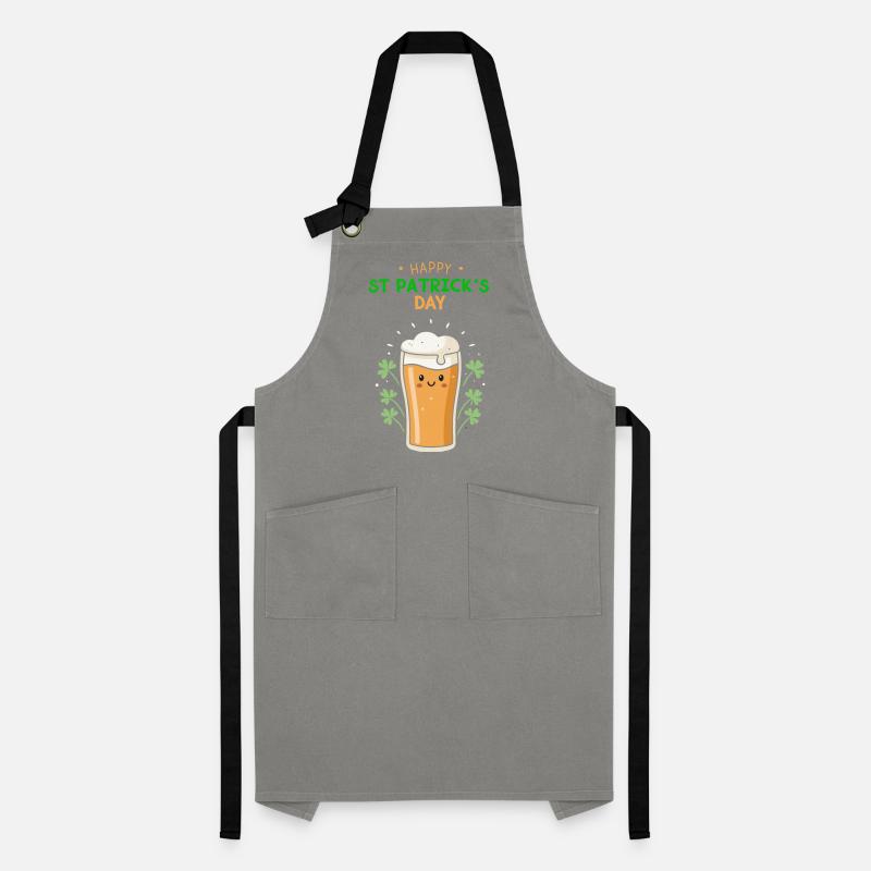 Bière Joyeuse St Patrick Jour Tablier contrasté