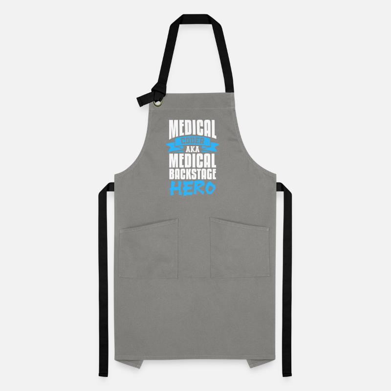 medical coder aka medical backstage hero Design Artisan Apron