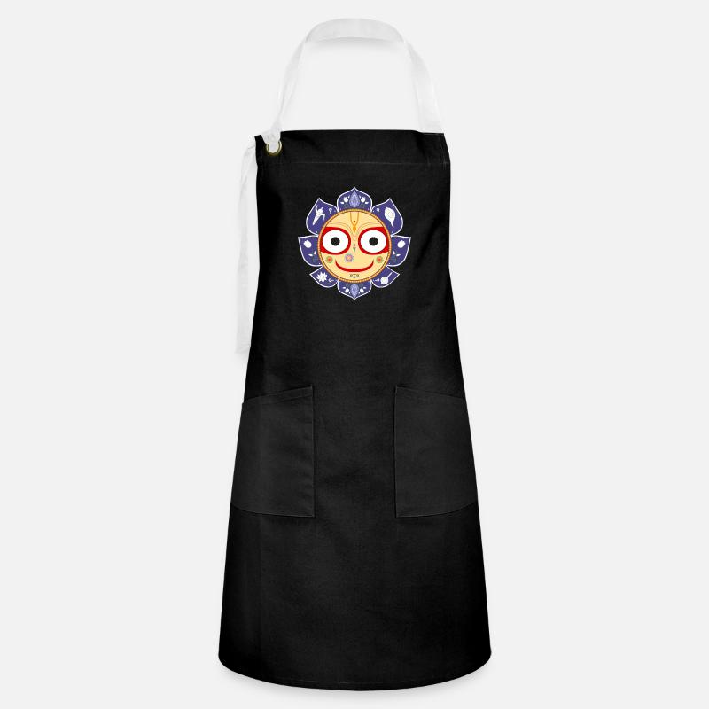 Sri Subhadra Devi - Yoga Maya Devi - Tablier contrasté - noir/blanc