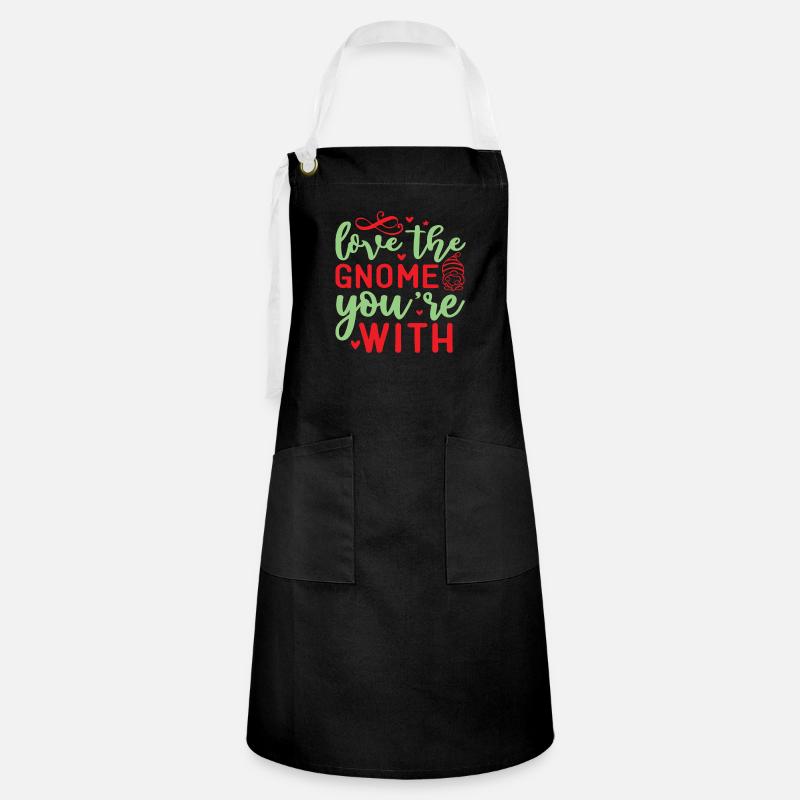 Getting married 1 - Artisan Apron - black/white