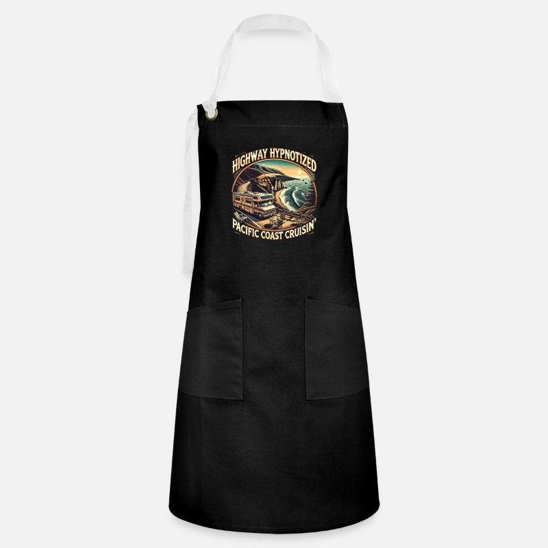 Camper - Artisan Apron - black/white