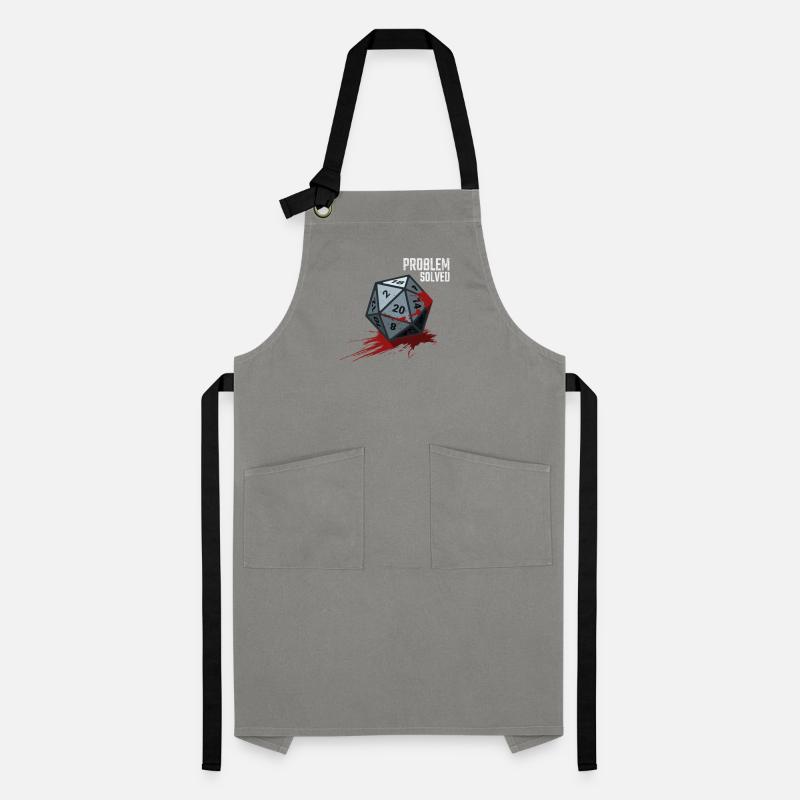 D20 Cube - Problem solved Artisan Apron
