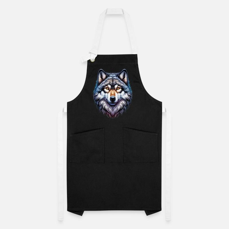 Wolf Kontrastschürze