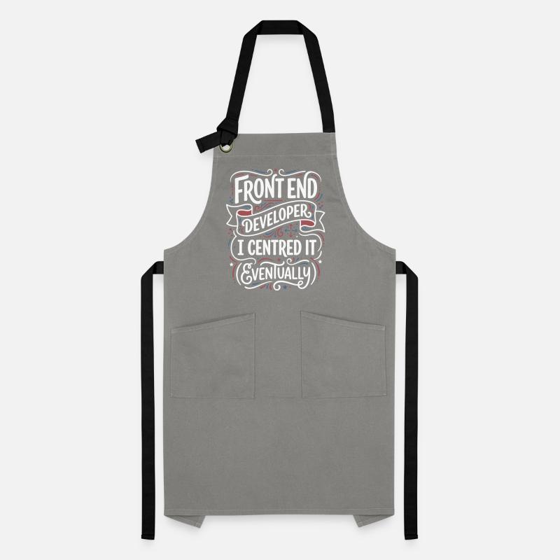 Frontend developer centered Artisan Apron