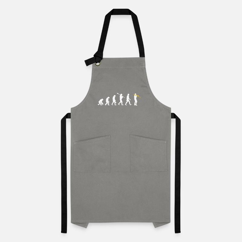 Trombone - Human Evolution / Darwin Artisan Apron