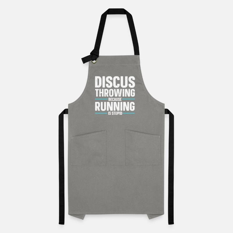 Discus thrower Athletics Disc throw Artisan Apron