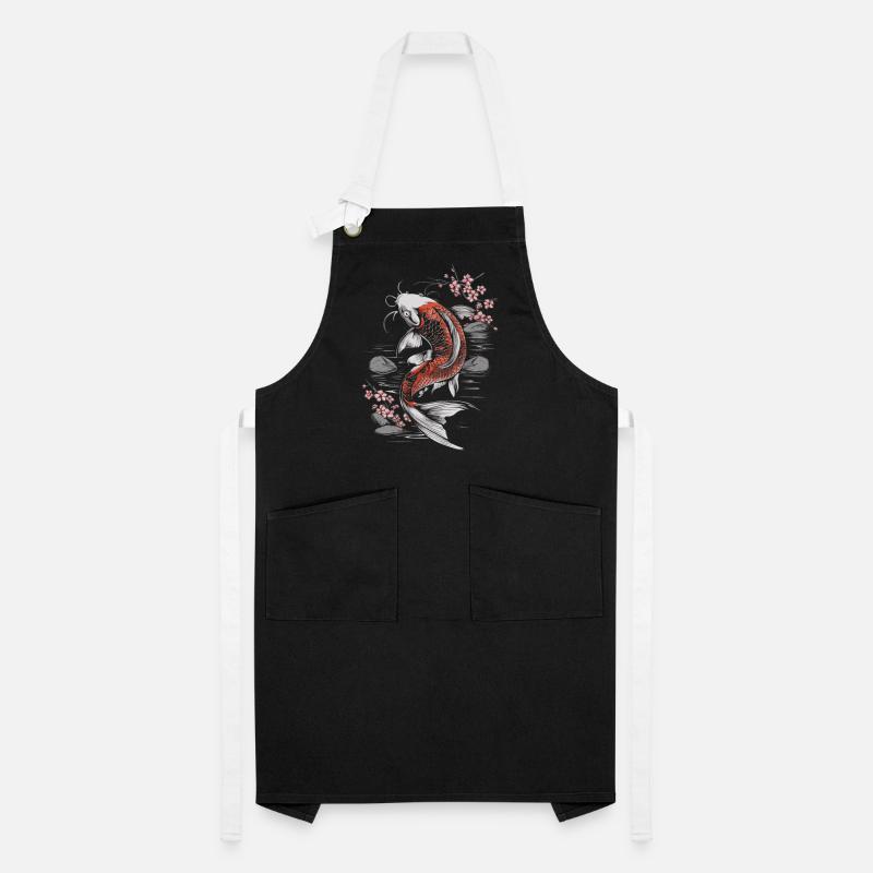 Koi Fish Carp Japan China Fish Artisan Apron