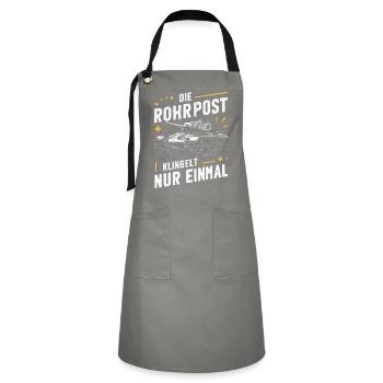 Tanks Main Battle Tanks Tank Tanks Tank Drivers - Artisan Apron - grey/black - Front - Zoe (177cm)