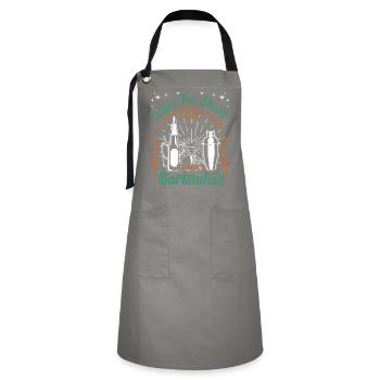Bath Cocktail - Artisan Apron - grey/black - Front - Zoe (177cm)
