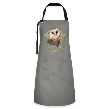Bell owl - Artisan Apron - grey/black - Front - Zoe (177cm)