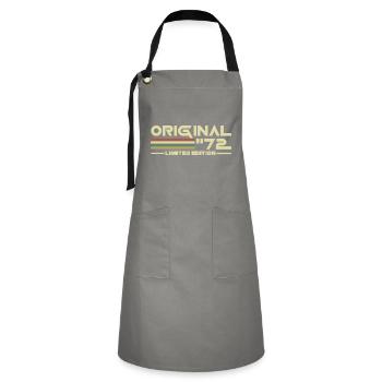 1972 - Artisan Apron - grey/black - Front - Zoe (177cm)