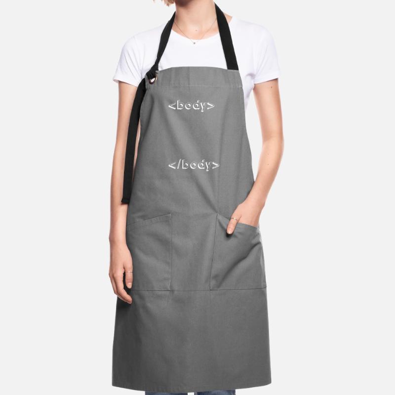 html css geek programming Artisan Apron