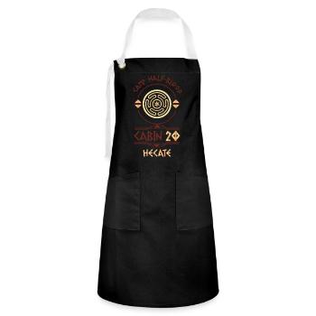 Cabin #20 in Camp Half Blood, Child of Hecate - Artisan Apron - black/white - Front - Zoe (177cm)