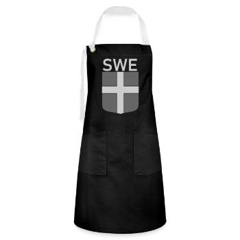 eng tactical shield - Artisan Apron - black/white - Front - Zoe (177cm)