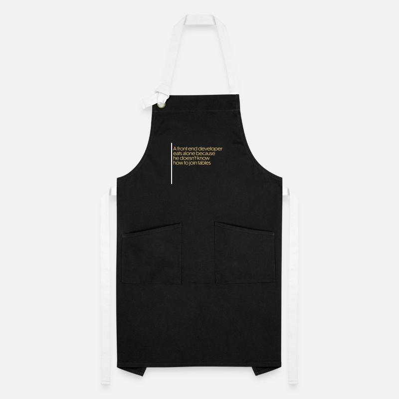front end developer funny quote Artisan Apron
