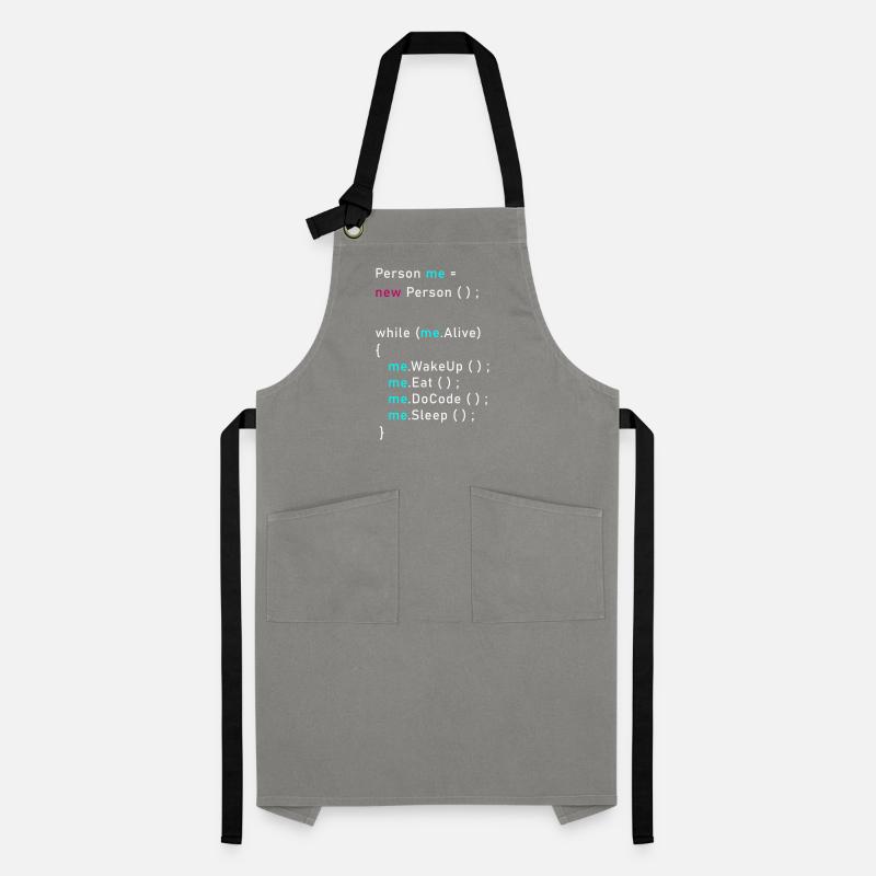 Person me = new person (); Programming Code Java Artisan Apron
