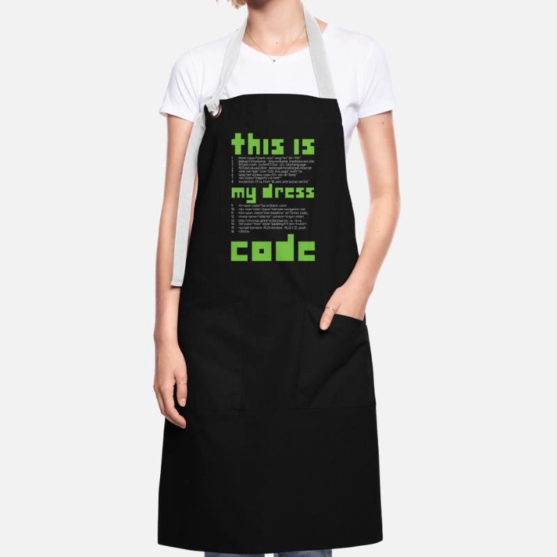 This is my Dress Coder Coder Programming Artisan Apron